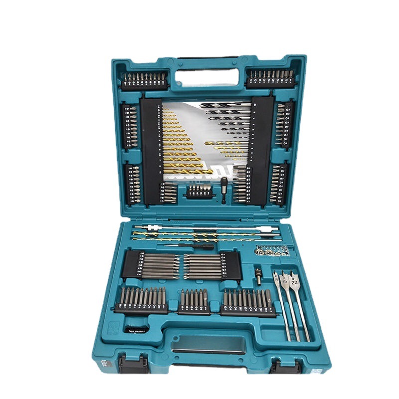 축제 선물 MAKITA 수동 시리즈 손 드릴 배치 머리 금속 드릴 가정용 손 도구 200 세트