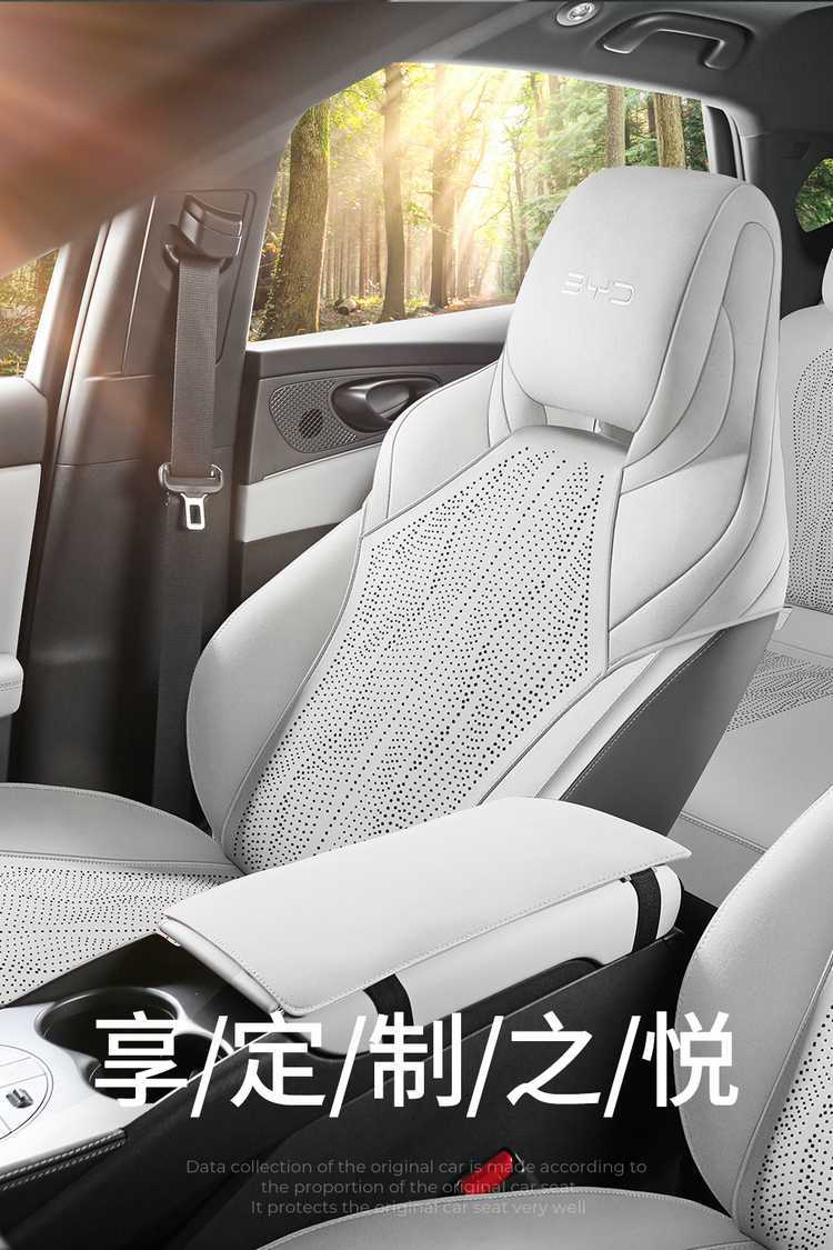 Suitable for Seal 06Ev Car Seat Cushion Suede Leather Four-Season Universal Seat Cover Breathable Anti-Slip Seat Cushion Seat Cover
