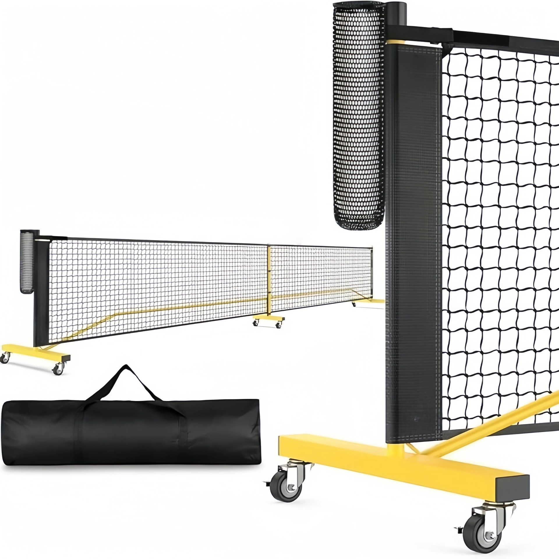 Готовая к использованию сетка для пиклбола, портативная, профессиональная, 6.7m шт., для использования в помещении и на улице, каркас для сетки для пиклбола, сетка для пиклбола