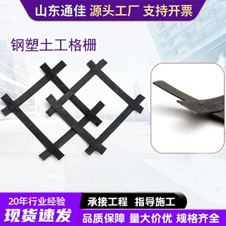 GSZ钢塑复合土工格栅铁路稳固地基软土路基加筋格栅钢塑土工格栅