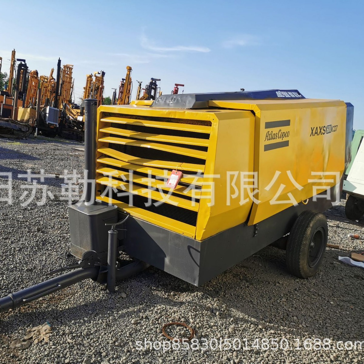 阿特拉斯atlasXAXS600柴油螺杆 空压机  移动空压机 压力17bar