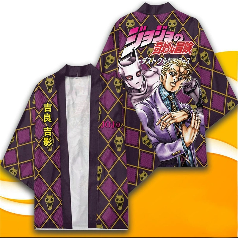Хаори-кимоно (JoJo) косплей-плащ, 3D цифровая печать, детские и взрослые размеры