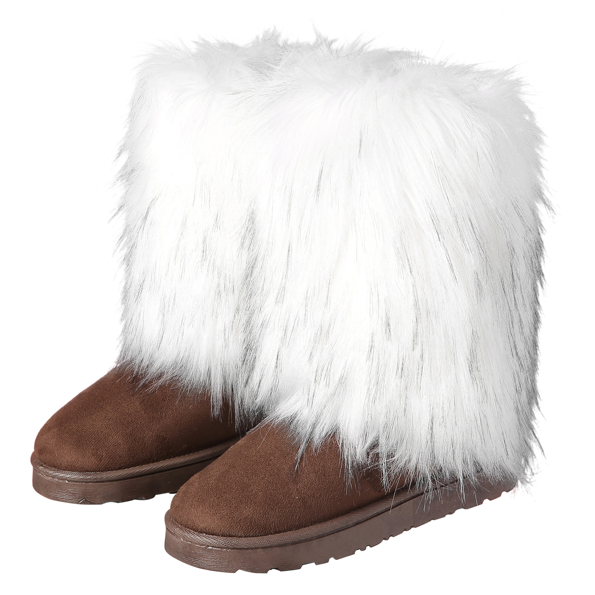 Europa y América transfronteriza nuevas botas largas de piel de las mujeres de invierno y2g caliente chica de moda de suela gruesa botas de media pierna de piel sintética botas de nieve