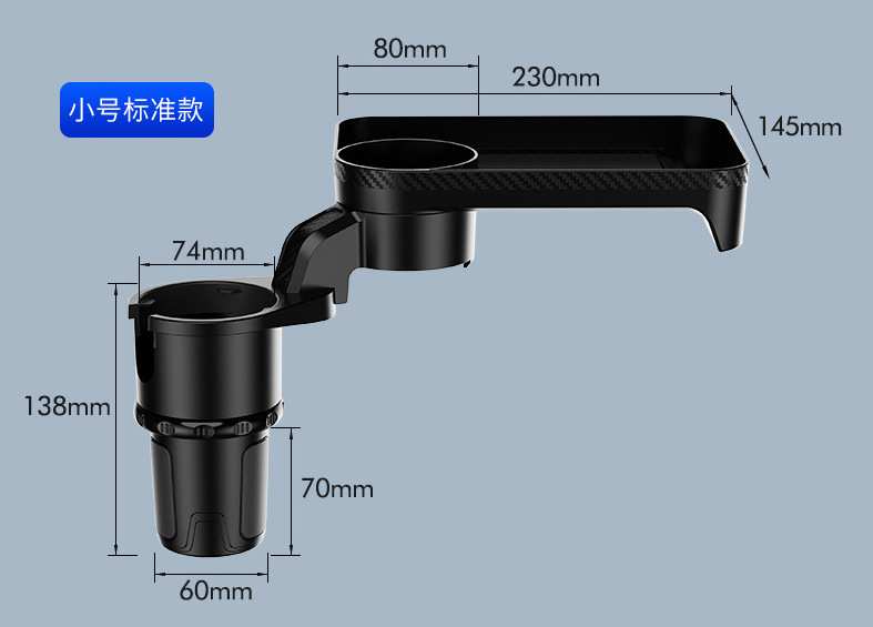 El Comercio exterior caliente-Venta de coches 360 grados de placa giratoria titular de la taza de agua del coche café hamburguesa caja de almacenamiento pequeña mesa de comedor