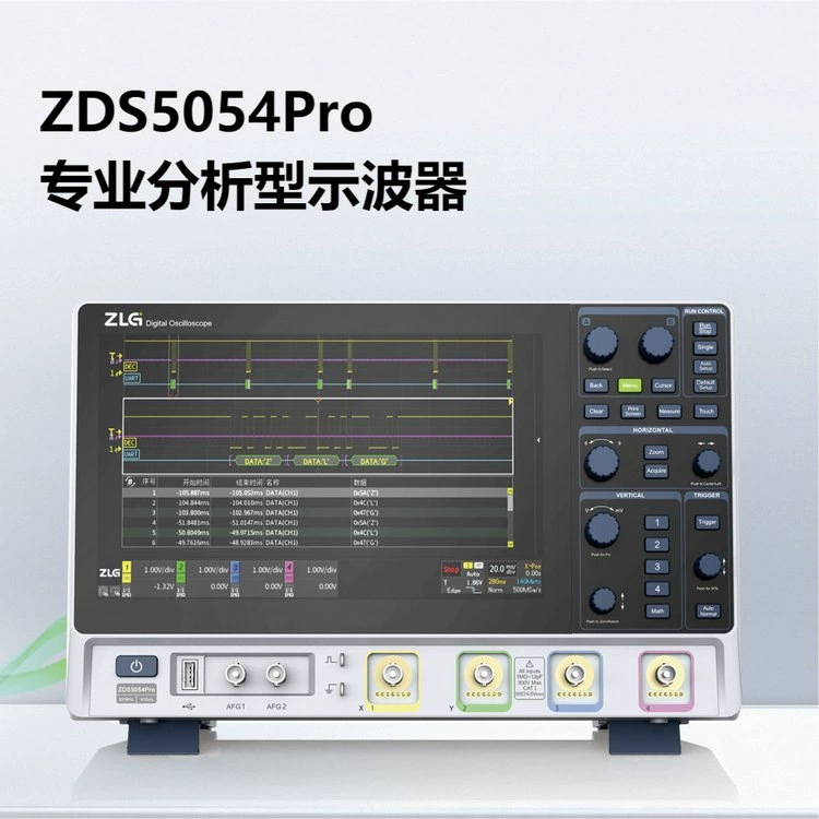 ZLG Zhiyuan ZDS5054Pro Четырехканальный профессиональный аналитический осциллограф
