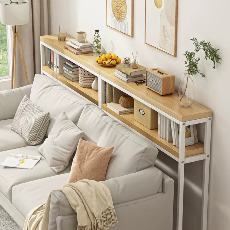 Полка на спинке дивана, шкаф с зазором, настенный ультратонкий шкаф для хранения, прикроватная тумбочка для спальни, прикроватная тумбочка, настенный длинный шкаф