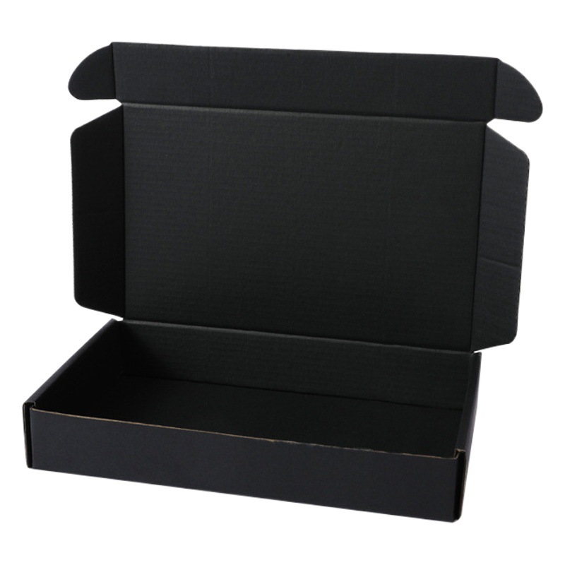 Caja de Avión Negra de Doble Cara, Caja de Alta Gama con Impresión UV, Embalaje Rígido Especial, Acabado Mate, Caja de Embalaje con Cantidad Mínima de Pedido, Caja de Cartón.