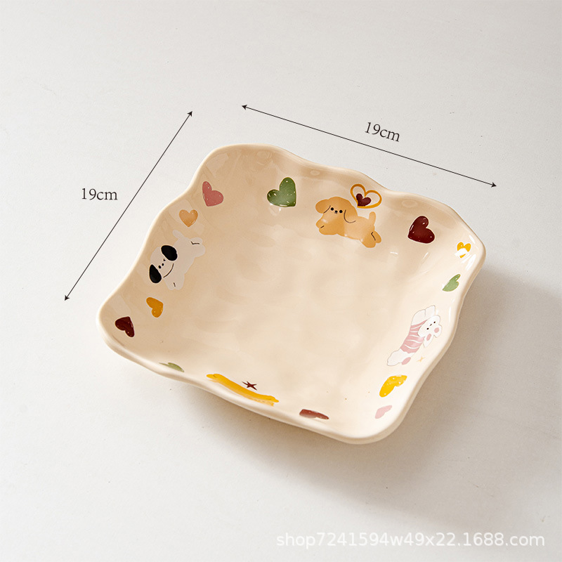 8inch 정사각형 접시