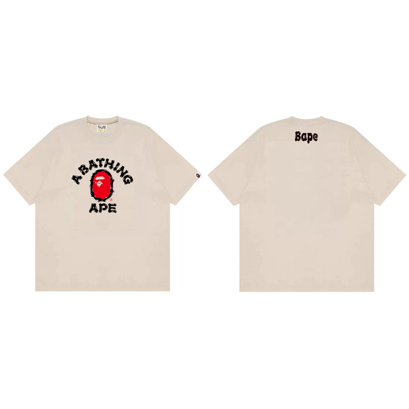 クロスボーダー卸売潮ブランド BAPE エイプヘッド半袖シャークトップ T シャツ供給 240 グラム半袖