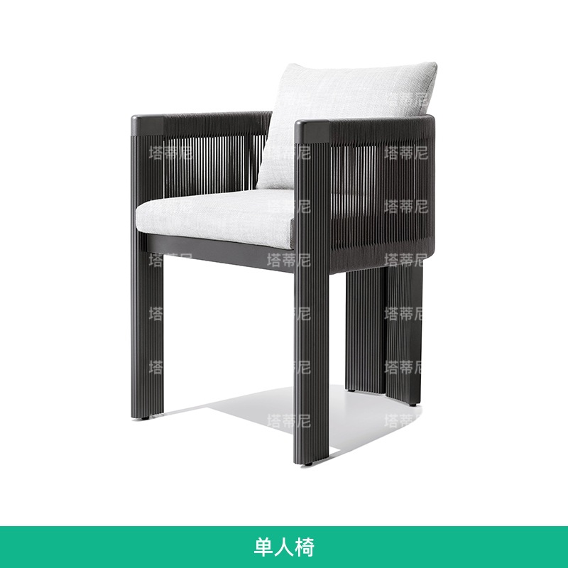 Mesa y sillas de madera maciza al aire libre Jardín al aire libre a prueba de agua y anticorrosión Mesa larga Hotel Villa patio terraza Mesa y sillas de teca protector solar