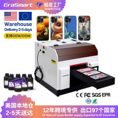 EraSmart 小型 A4UV プリンター携帯電話ケースアクリルワインボトルボックス銘板プラスチックフラットベッド印刷機