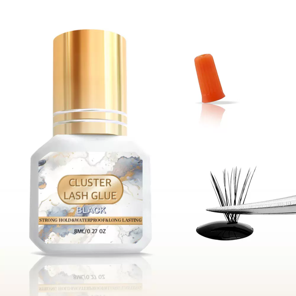 跨境现货个人睁眼自嫁接睫毛胶水无味不刺激套装初学者速干假睫毛