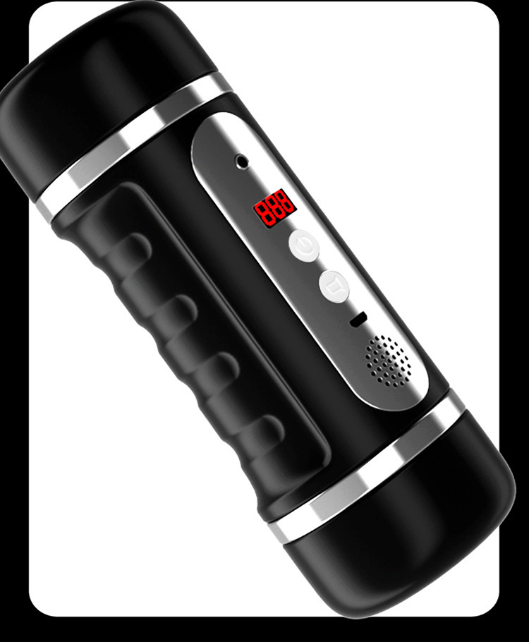 Electric Dual-Head Male Masturbator with Counting Display and APP Control — detail image 4