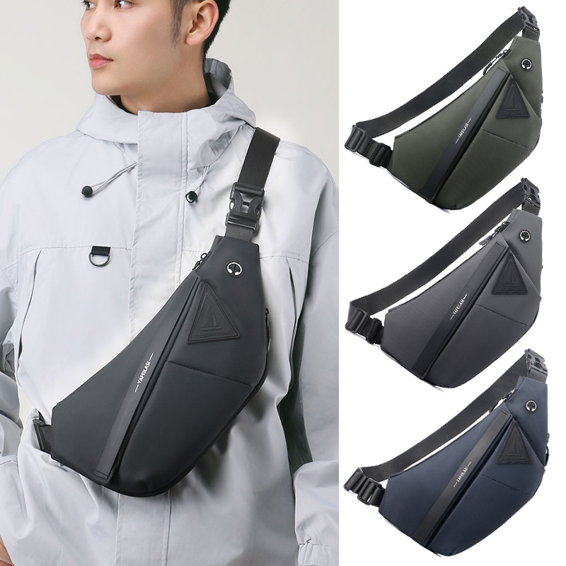 Underarm men's foreskin backpack, commuting one shoulder splash proof crossbody bag, cycling backpack, chest bag_voghion.com