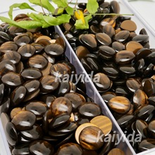 diy饰品配件 焦糖色树脂仿虎眼 纽扣吊坠耳环项链造景鱼缸装饰