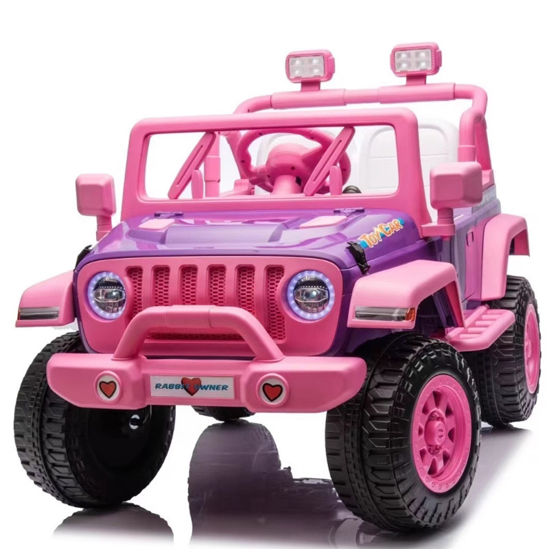 Nierle Kidsren's Electric Car Four-Wheel Electric Car Can Sit on an Off-Road Vehicle Export Cross-Border Rechargeable Stroller 24