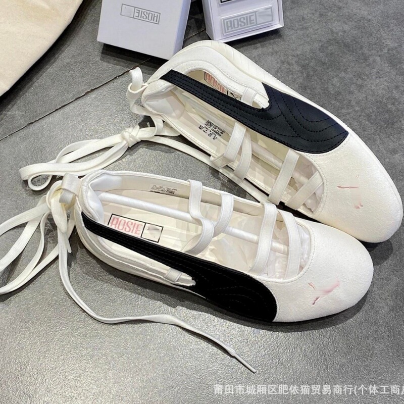Puma Speedcat Ballet Shoes Rose, Same Style as Park Chae-Young, Mary Jane Style, Women's Sports Fashion Versatile Slip-Ons
