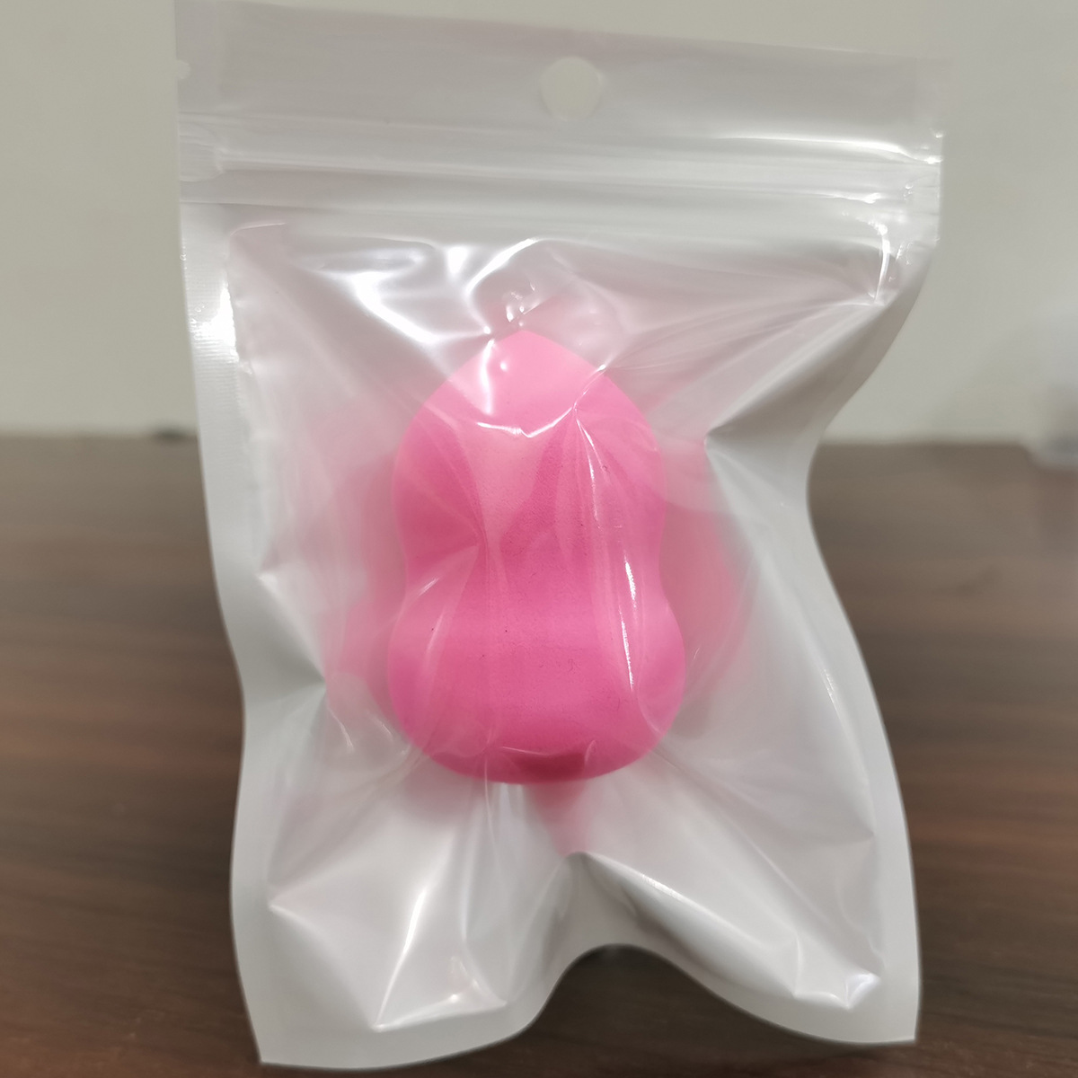 No coma polvo, no se atasque en polvo, huevo de belleza, maquillaje seco y húmedo, huevo de maquillaje de doble uso al por mayor, gotas de agua de calabaza, corte oblicuo, borla de polvo, herramienta de belleza