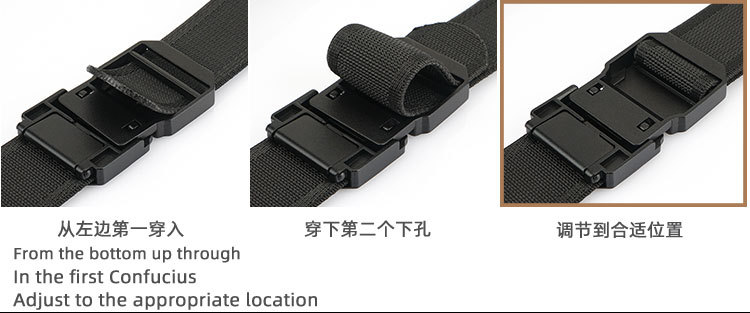 Neuer taktischer elastischer Herren-Gürtel, atmungsaktiv, komfortabel, sportlich, lässig, modisch, Universalstil, Arbeitshose, multifunktionaler Ledergürtel