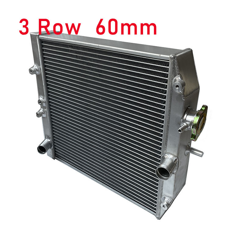 Cross-Border Premium Car Radiator Three-Row Thickened Water Tank Silicone Water Pipe for Honda Civic Ek3 92-98
