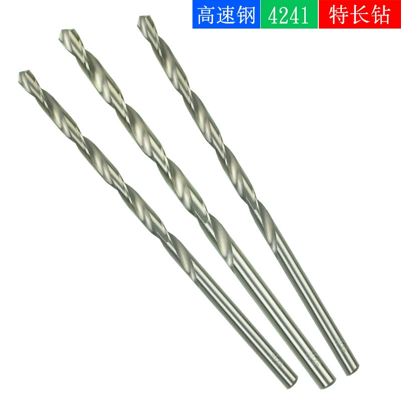 Сверло извива сверла расширения хвостовика высокоскоростной стали ХСС4241 дополнительное длинное прямое 400/450/500/600 мм