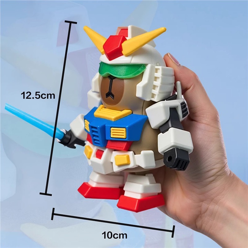 现货抖音同款卡皮巴拉大力豚高矮达3D打印磁吸机甲手办玩具摆件|undefined