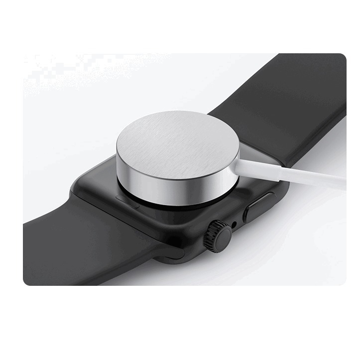 アップルウォッチ充电器适用iWatchアップルウォッチ充电器编み充电コードワイヤレスマグネット吸引充电|undefined