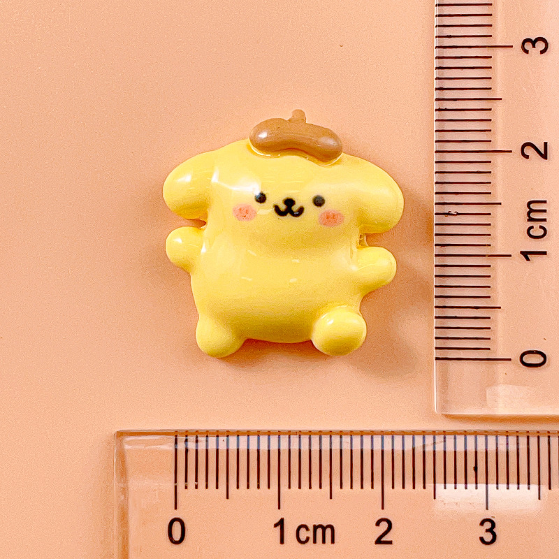 Directo de fábrica dibujos animados sanliou brillante resina accesorios DIY crema pegamento horquilla caja del teléfono hecho a mano puro al por mayor