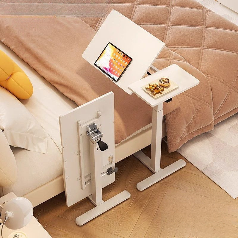 Pneumatic Adjustable Bedside Table Folding Computer Table Mobile Desk Dormitory Rental Room Lazy Dining Table Home Desk