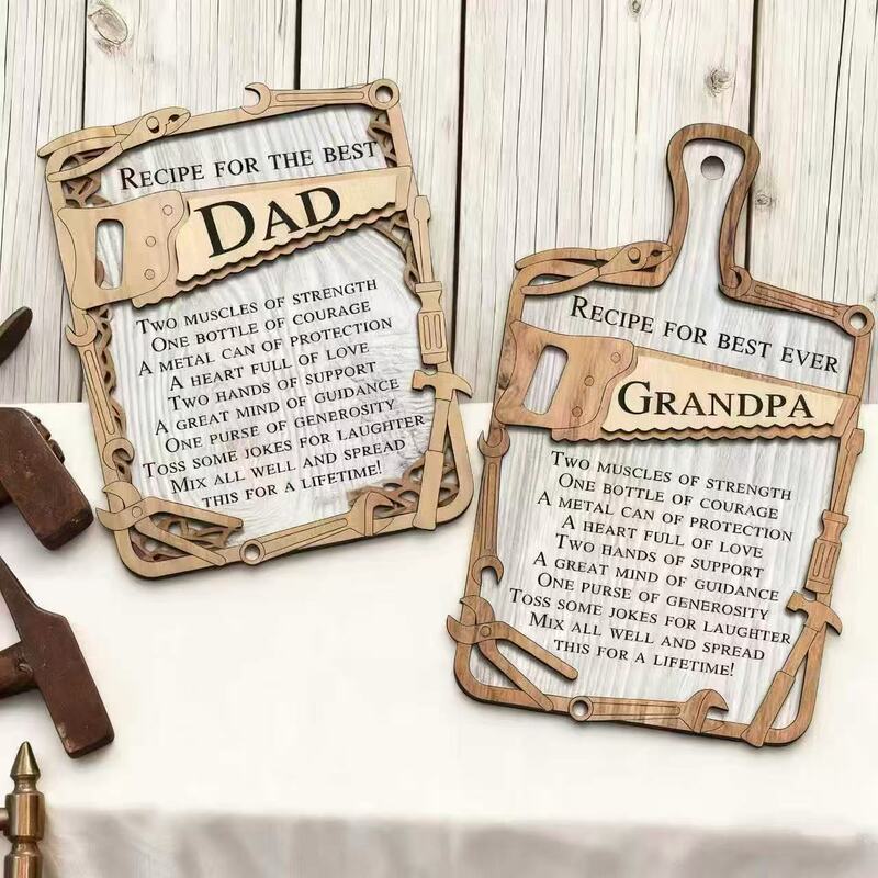 Wooden Home Decoration Ornaments Family Commemorative Gifts Wooden Crafts Drill Board Work Wooden Frame Cross-Border