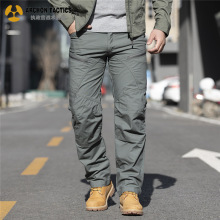 跨境阔步者战术裤男宽松军迷作训裤防泼水春秋季户外工装裤作训裤