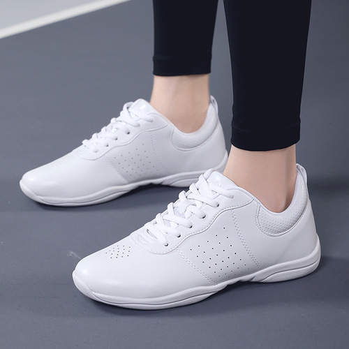 Competitive gymnastics shoes performance athletic shoes children's cheerleading shoes women's training competition soft soled white shoes