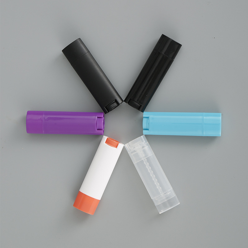 Lápiz labial casero DIY Tubo tubo vacío Shell bálsamo labial cáscara de hierba púrpura crema transparente ajenjo menta crema Paquete de embalaje material