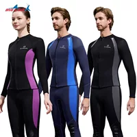 Гидрокостюм DIVE&SAIL 3 мм с длинными рукавами, раздельный термокостюм для дайвинга, снорклинга, зимнего плавания, защиты от холода, серфинга