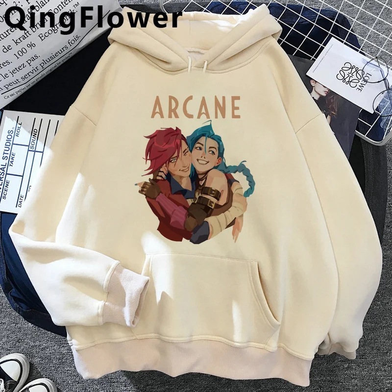 Arcane Jinx Hoodies Male Overseas Setwear Men Hoody Sweatsh