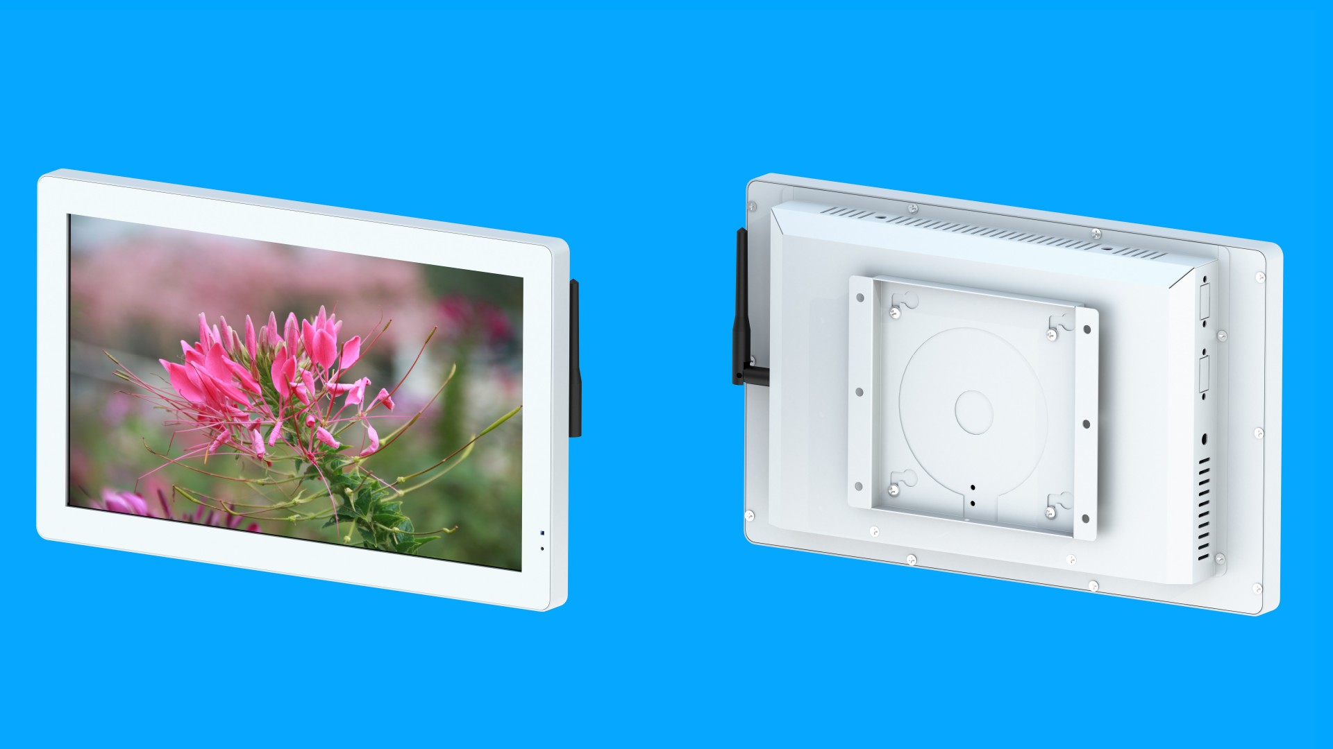 13.3寸19B款壁掛純平白色效果圖