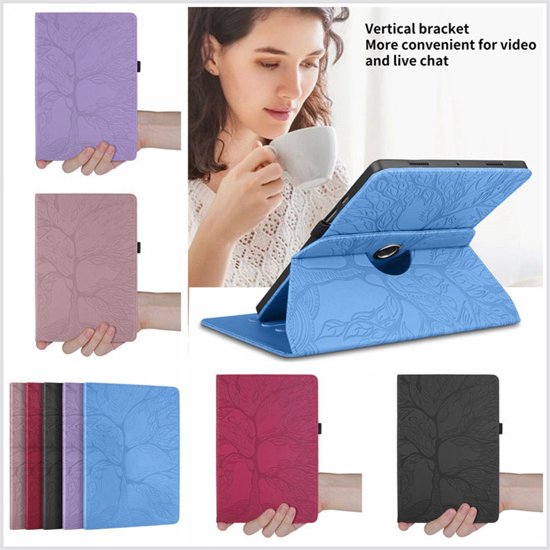 360 ° Rotating Tablet Protective Cover for Amazon white7 12th2024iPad78 S9FE Leather Cover