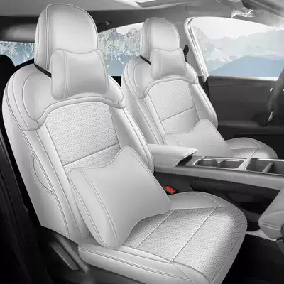with all-season, fully enclosed seat cushions, Modelə uyğun (Original) oturacaq örtükləri - sky-gray-deluxe-edition-note-the-model-year-front-row-fully-covered-rear-row-partially-covered
