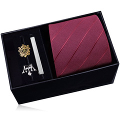 Gift Box Zipper Tie Set of 5 for Men Business Formal Suit 8CM Lazy Zipper Gift Box Edition