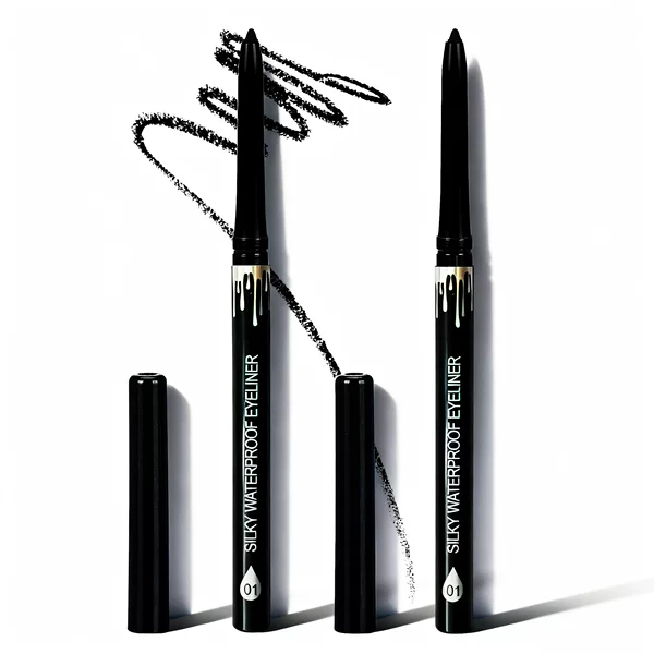 In-Stock Foreign Trade Cross-Border Makeup Popular Automatic Rotating Eyebrow Pencil Silky Eyeliner Gel Pen Aegyo-Sal Eyeliner Cream Eyeliner Pen
