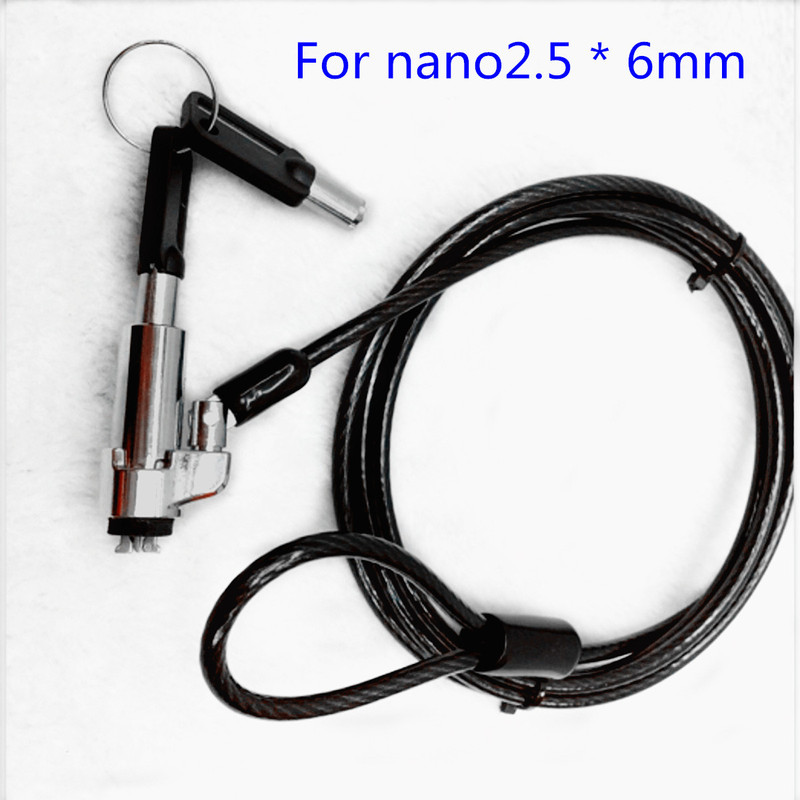 USB zinc alloy laptop lock ultra-thin universal computer anti-theft lock for Lenovo computer lock