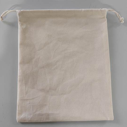 Manufacturer's Ready-Made Cotton Drawstring Pockets, Customized Pure Cotton Storage Bags, Drawstring Dust-Proof Packaging Canvas Bags Wholesale