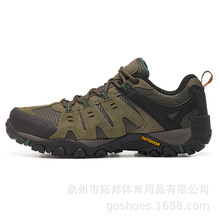 跨境爆款真皮男子登山鞋轻便户外鞋防滑耐磨徒步鞋Hiking Shoes