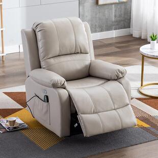 Yake First Class Space Capsule Sofa Single Recliner Electric Shaking Massage Multifunctional Leather Lazy Fabric Living Room