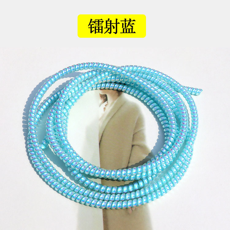 Nuevo láser 1,4 m cable de datos cable de protección de la cuerda manga protectora de datos bobinado primavera cuerda línea de protección fabricante ventas