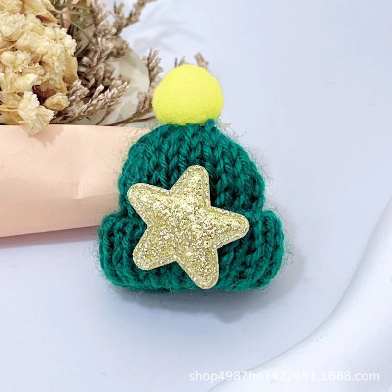 クロスボーダークリスマスクリエイティブミニウール帽子毛玉手作り DIY ジュエリーアクセサリーニット帽子卸売|undefined
