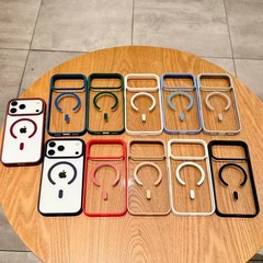 Apple 17 携帯電話ケース アクリル磁気透明 iPhone16 肌の感触 15promax つや消し 14 人気モデルに適しています。