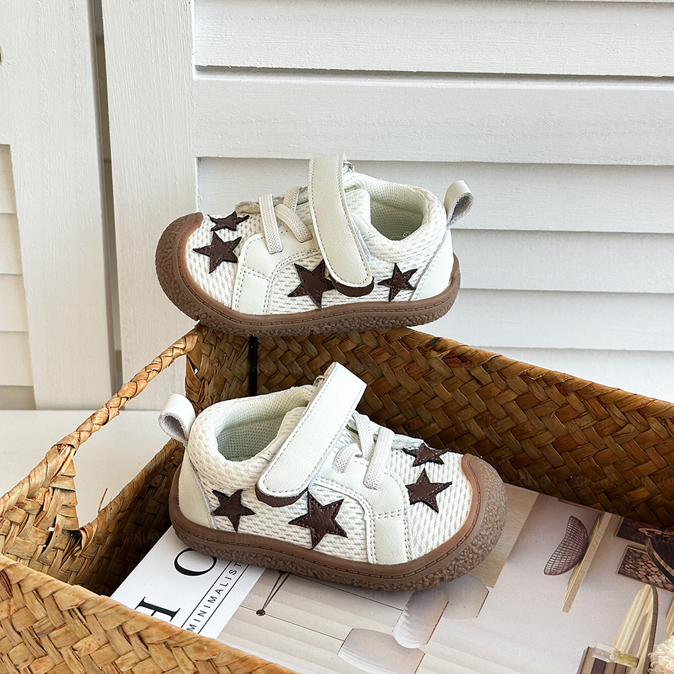 {18-30 yards} male baby mesh breathable shoes summer girls soft bottom children's board shoes net shoes baby toddler shoes