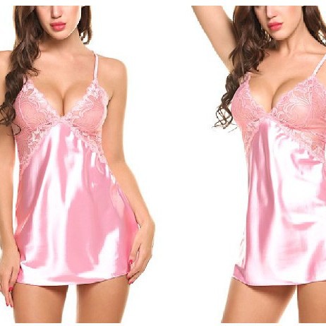 Conjunto de camisón de satén fino con cuello en V y diseño hueco para mujer, estilo informal, de verano 2022, para comercio electrónico transfronterizo de Amazon.