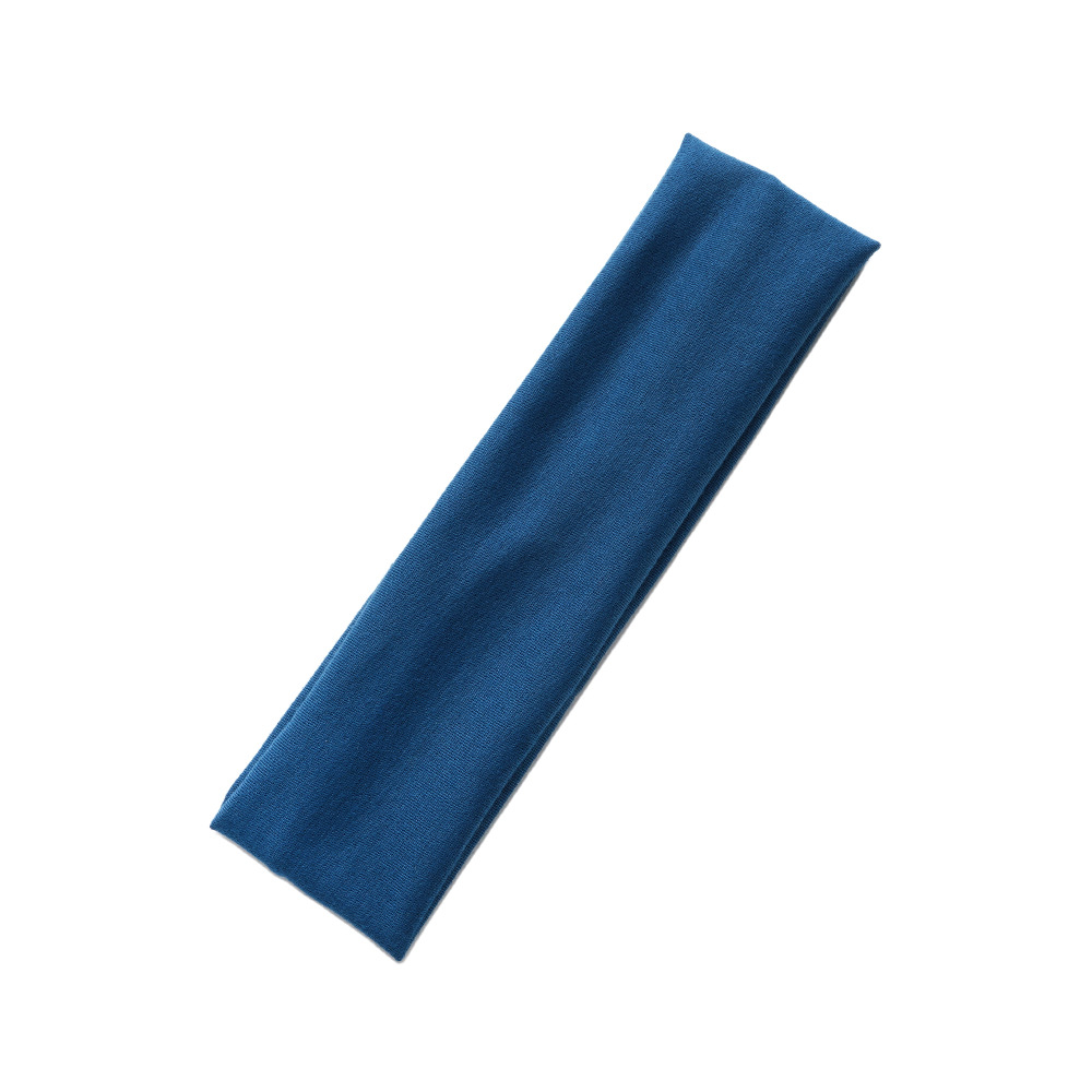 Europa y los Estados Unidos de 6 cm de ancho básico simple de color sólido correa de cabello de yoga para correr anti-transpiración banda de cabello para hombres y mujeres